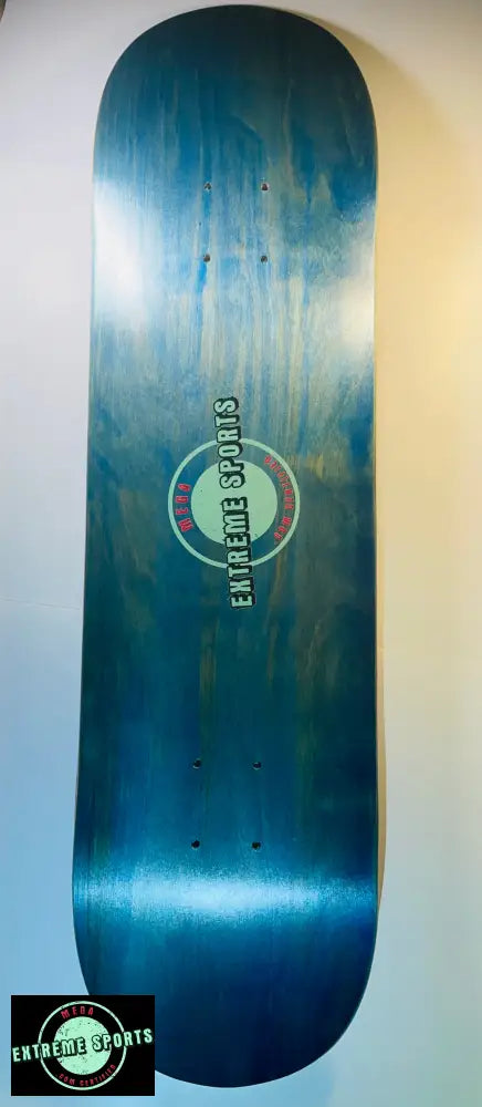 Mega Extreme Sports 8.25” Skateboard Deck Logo blue or black