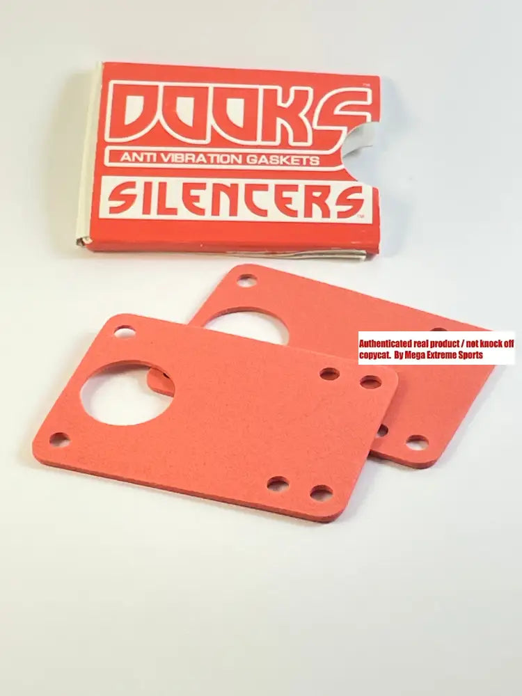 Shorty’s Dooks anti-vibrations Red Riser Pads (set of 2)