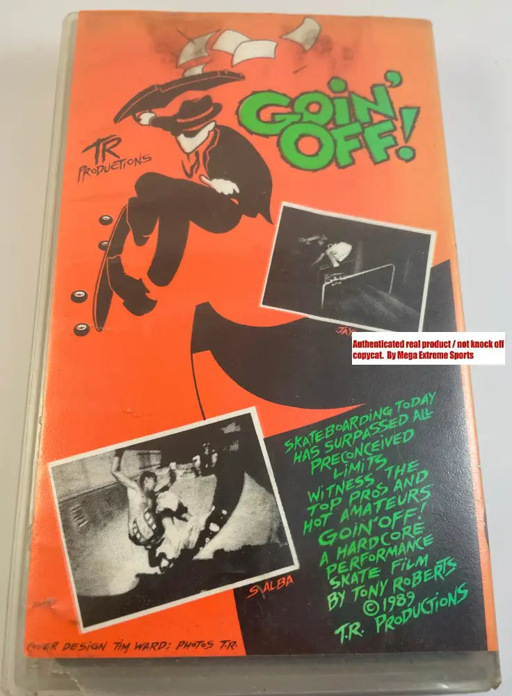 “Goin’ off” Documentary Skateboarding Video VHS (Used) Circa early 80’s